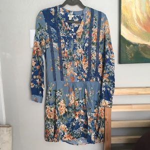 Floral Boho Printed Tunic - TINY